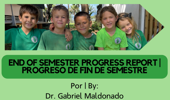 Carta #17: Progreso del Primer Semestre | Letter #17: End of Semester Progress Report